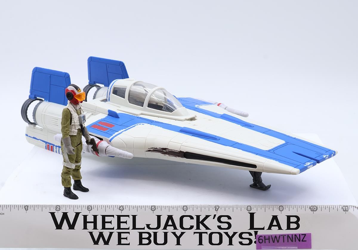 Resistance A-Wing Fighter W/ Tallie Complete Star Wars Force Link