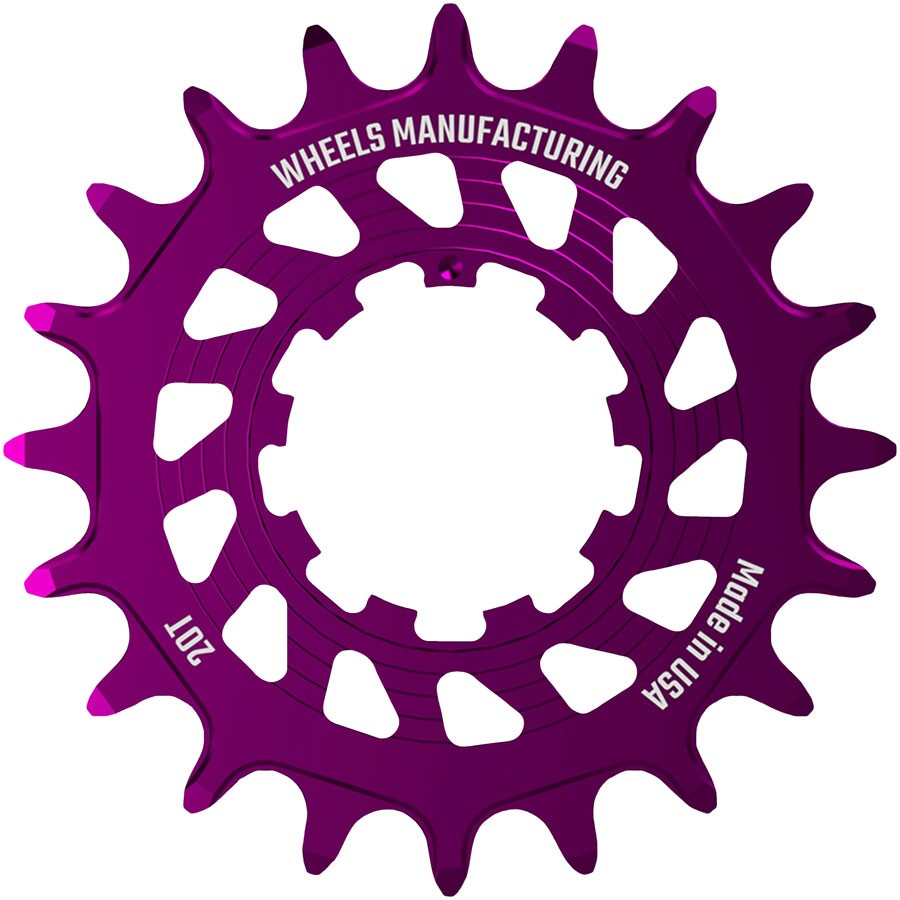 Wheels Manufacturing SOLO HG 20T Aluminum Cog - Compatible with 9-12 Speed