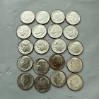 7B 20x 1958 Silver Roosevelt Dimes face value 90% Silver