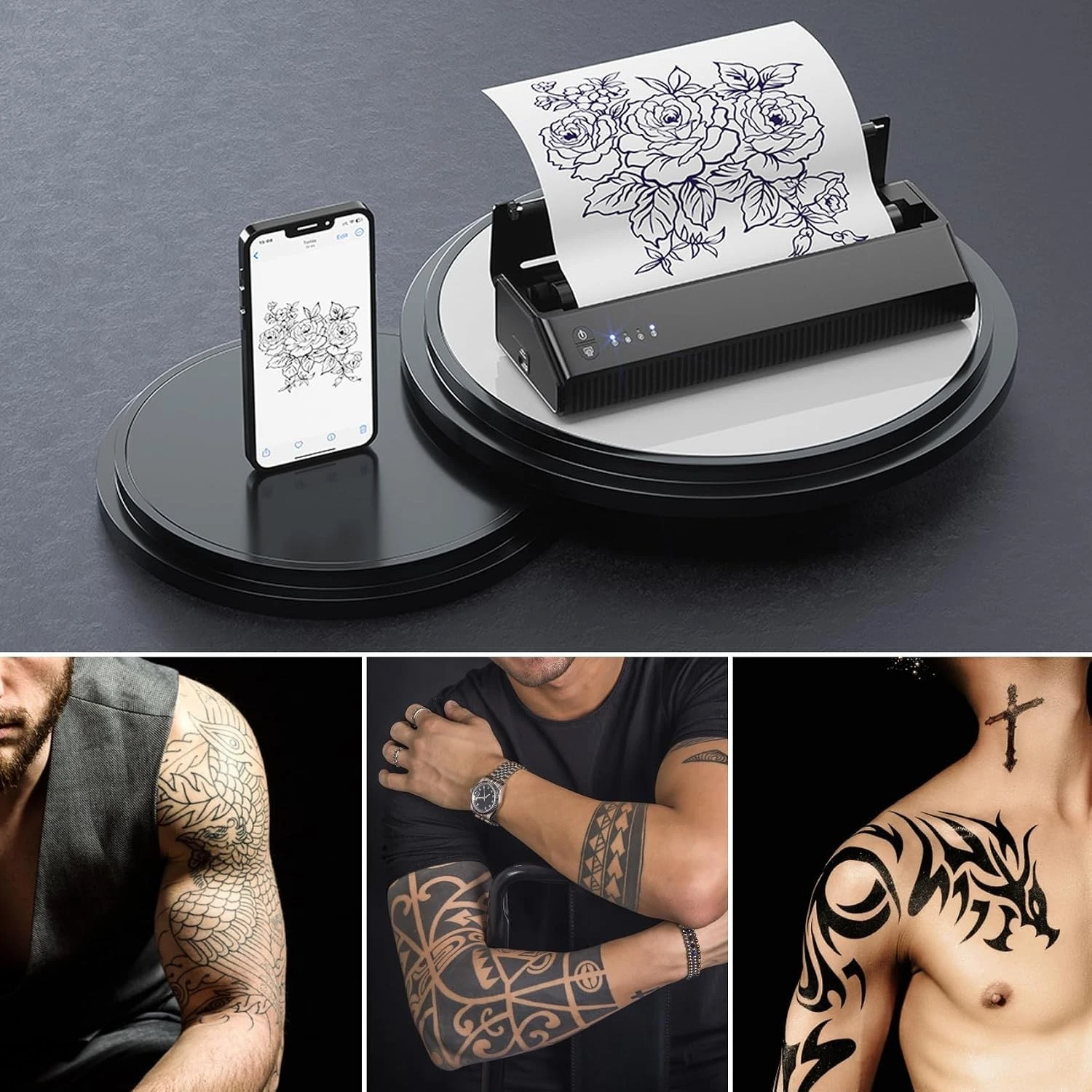Tattoo Transfer Paper 50 Sheets Stencil A4 Size Professional Durable Supply Kit - product detail image 8