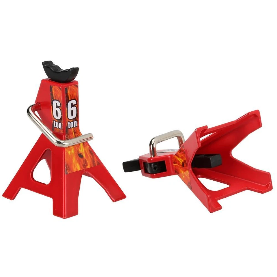 2 Pcs Height Adjustable 6 Ton Jack For 1/10 RC4WD D90 SCX10rock Crawler RC Car - Image 4 of 4