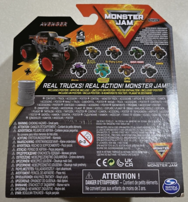 NEW 2022 MONSTER JAM ~ AVENGER MONSTER TRUCK ~ Series 23 ~ VHTF