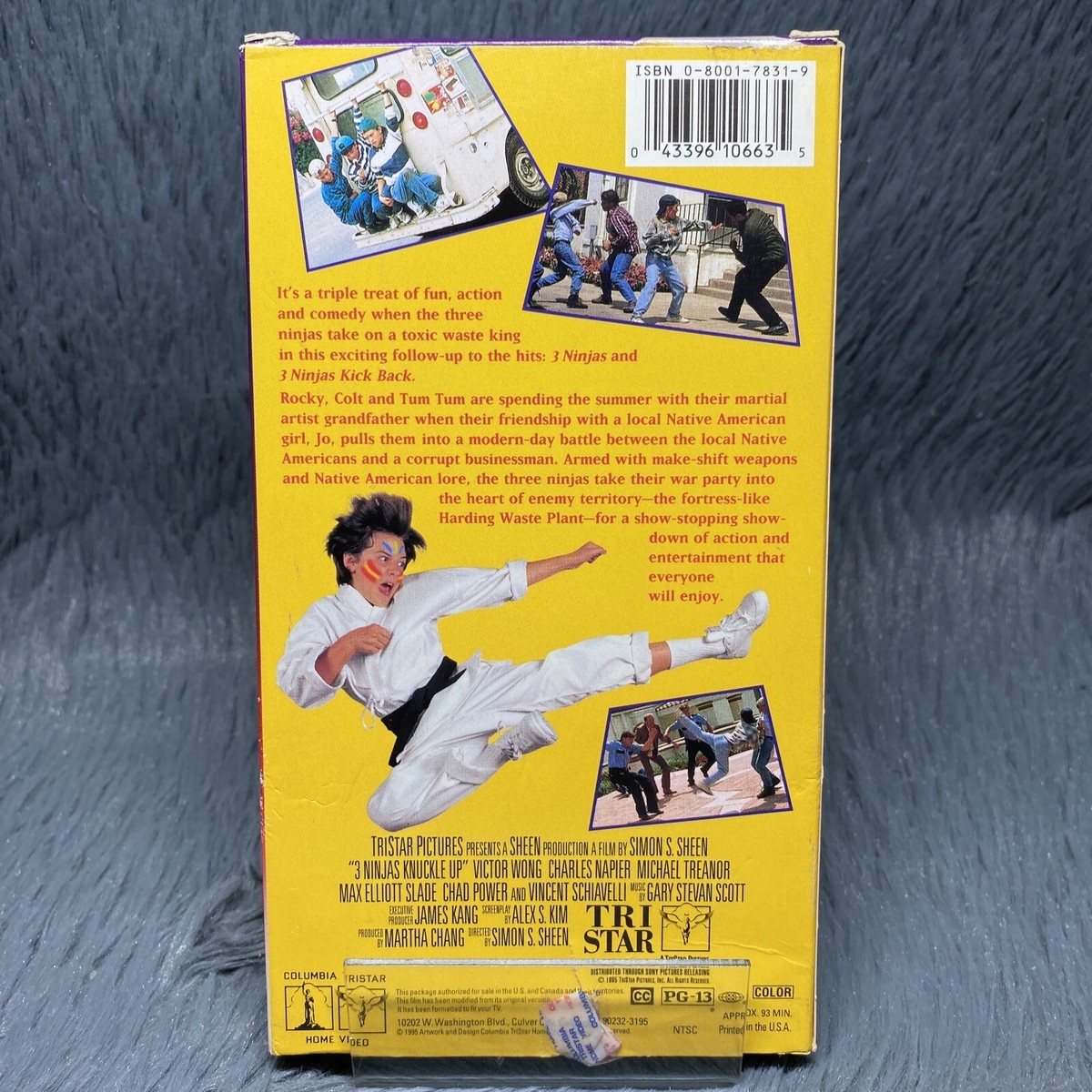 3 Ninjas Knuckle Up VHS 1995 Victor Wong Charles Napier Michael