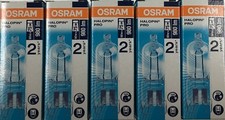 5x Osram 60W G9 Halogen Capsule 240volt 60W = 75W 240v 60 Watt Clear 66760