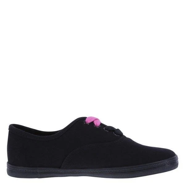 Tênis esportivo feminino Bal preto City Sneaks lona - tamanho 5W - Imagem 2 de 4
