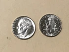 1959 SILVER UNCIRCULATED ROOSEVELT DIME. REALLY NICE!
