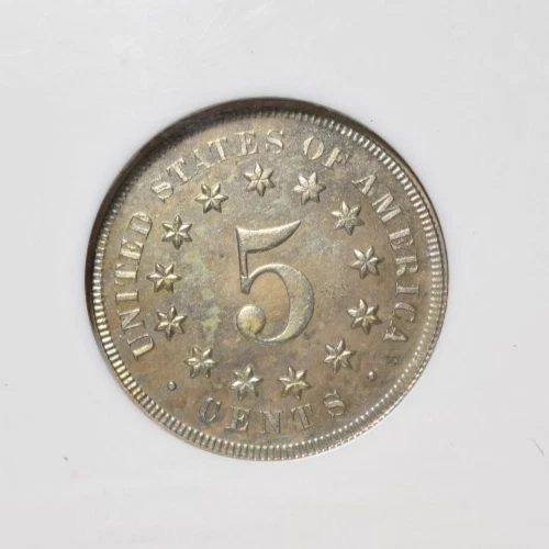 1867 SHIELD NICKEL ~ NO RAYS PROOF! PR63 ~ NICE NGC PF63! - Image 4 of 4