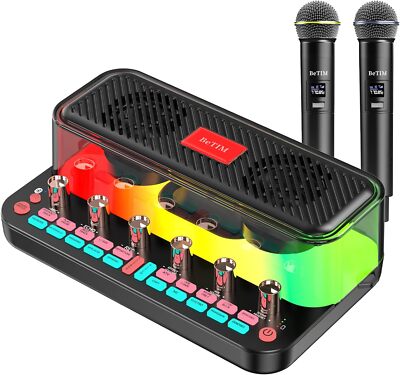 Solution Audio All-in-One BETIM C18 für Podcasting E Karaoke Lautsprecher E Mic