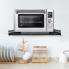 Heavy Duty Wall Mounted Oven Rack Stainless Steel Kitchen Shelf