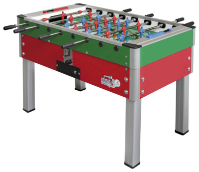 Baby-foot Roberto Sport NEW CAMP - Vert Et Rouge - Avec Monnayeur