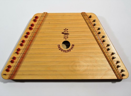 Music Maker Lap Harp Zither Dulcimer Nepenenoyka With Box / Song Sheets Belarus - Picture 5 of 11