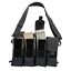 thumbnail 4 - VISM Double-Stack 8-Magazine Carrier Tote Rifle Magazine MOLLE Pouch BLK~
