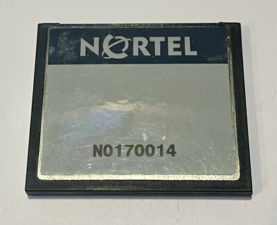Avaya Nortel N0170014 Blank 2GB Compact Flash Card for CS1000 NORBELLCF2GM2PU
