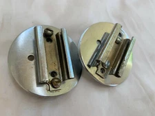 LUDWIG 70s 80s 90s Vtg Concert Tom Clip Slide Mount Plate Bracket Parts Lot of 2