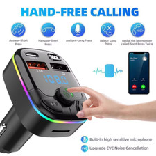 FM Bluetooth 5.0 Transmitter / Type-C / Dual USB