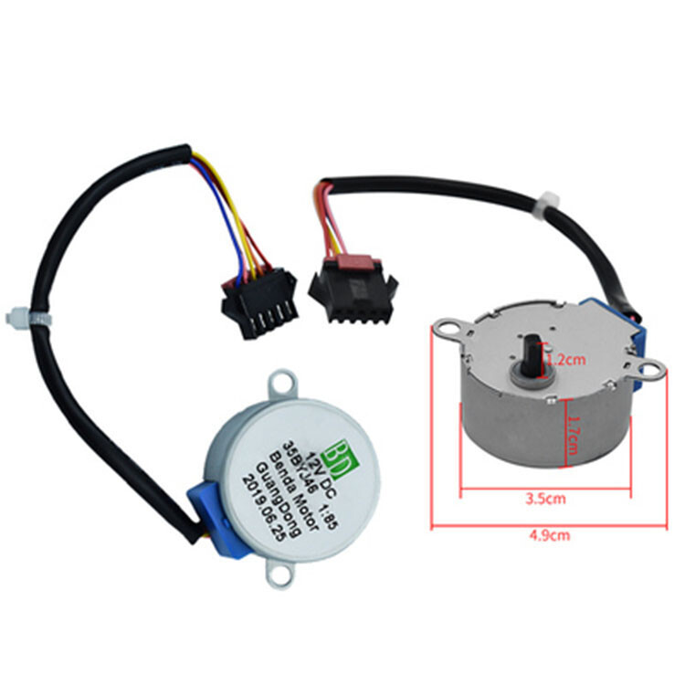 35BYJ46 DC 12V Stepper Motor Synchronous Motor For Midea Gas Water Heater  Parts | eBay