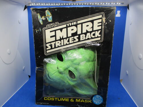Vtg 1980 Ben Cooper Star Wars The Empire Strikes Back Child Yoda Costume In Box - Afbeelding 1 van 8