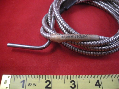 Banner BA26SM1.9SQM900 Sensor Fiber Optic Cable Stainless Steel SS 62236 used - Picture 3 of 4