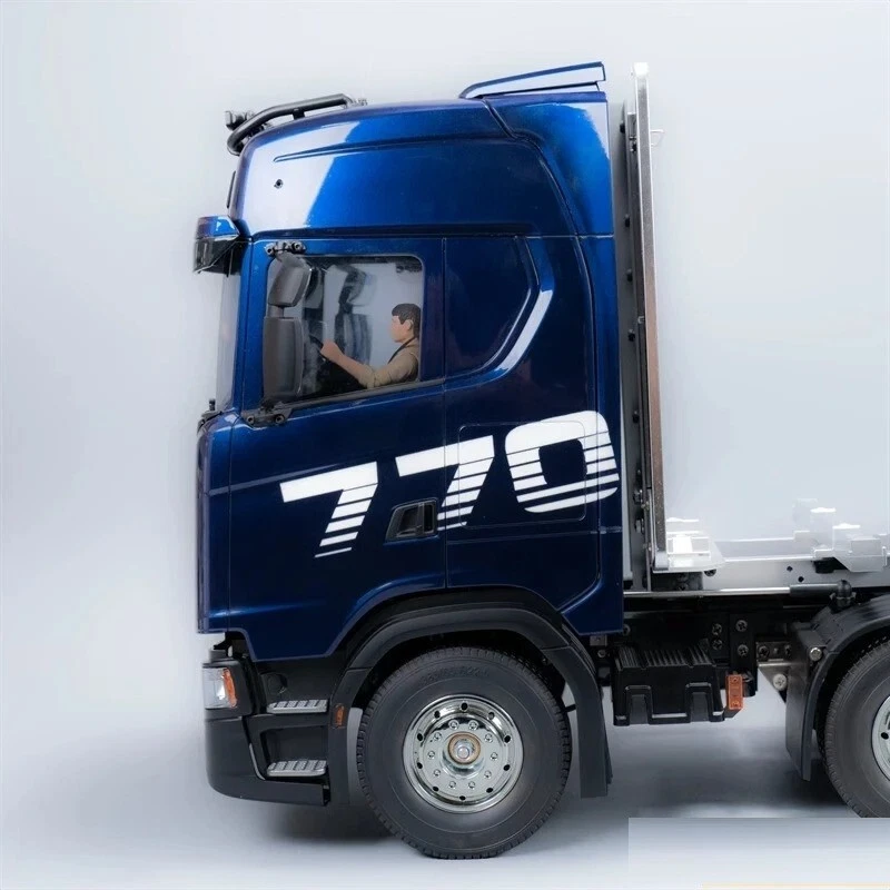 RC Tractor Roof Spoiler White ABS Remote Control Toy 1/14 For Tamiya Scania 770S - Image 2 of 4