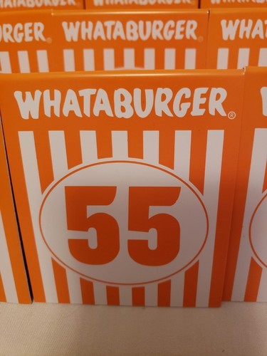 Individual WHATABURGER Restaurant Table Tent Numbers - Modern Glossy - Picture 56 of 111