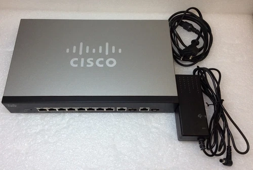 Cisco SG300-10 , 10-Port Gigabit Managed  Switch Small Business