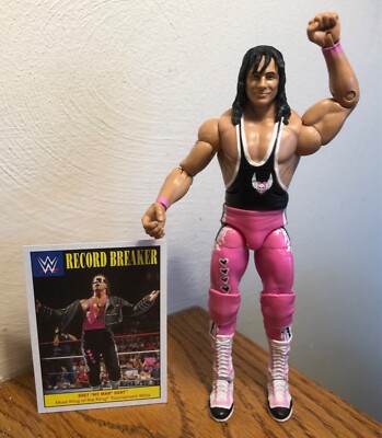 BRET HART hit man WWE wrestling legend ELITE FIGURE by MATTEL wrestlemania xxx
