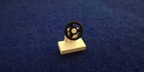 LEGO CITY "Lenkrad mit Fuß" weiß,Fahrzeuge,Lenker,Auto,LKW,Transporter