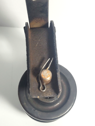 Vintage Brown Ceramic Porcelain Spool Insulator Telephone Electrical Supply Wire - Picture 4 of 10