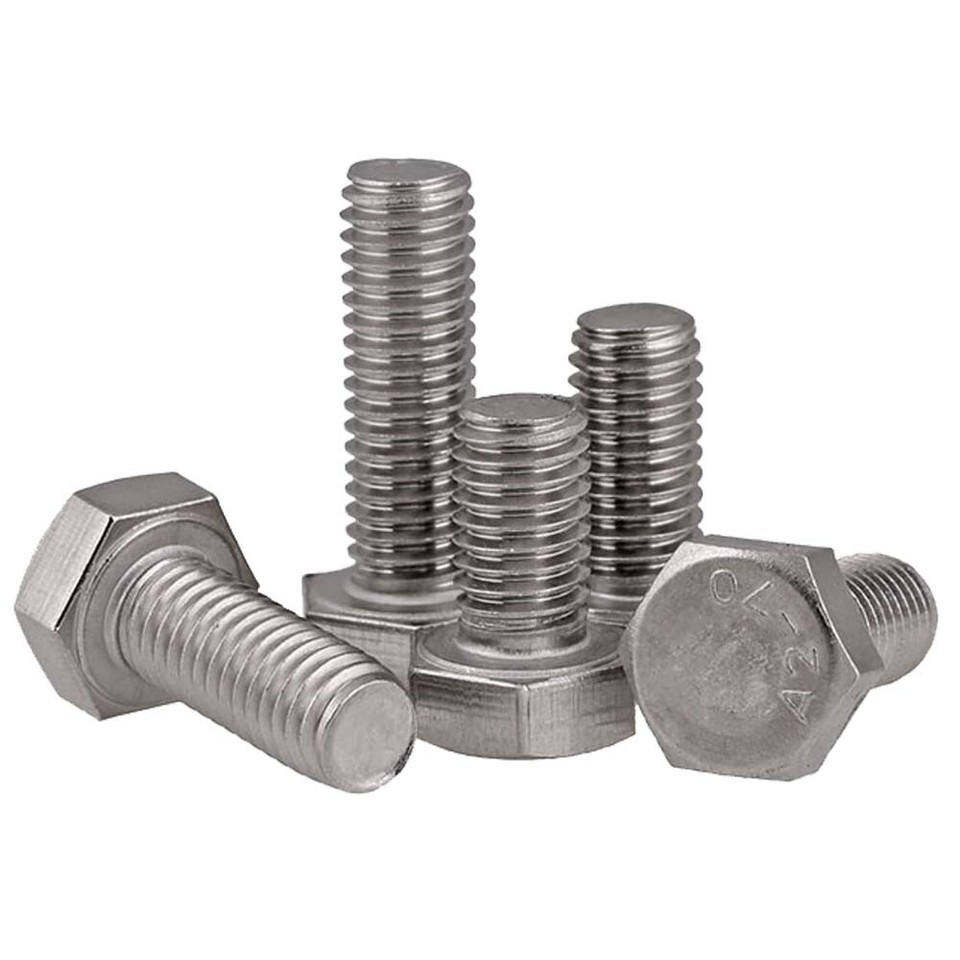 M20 x 1.5 Fine Thread Stainless Steel Fully Threaded Hex Head Bolts ...