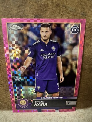 2023 Topps Chrome MLS - Pink X-Fractor #55 Ercan Kara (RC)