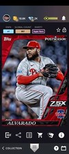 Topps Bunt 24 - Postseason Base Jose Alvarado Red Super Rare DIGITAL