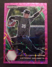 2021 Panini Prizm Draft Picks Pink Velocity Anthony Solometo # PDP37