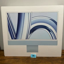 Apple iMac 24" M3 Retail Box Only – Blue Packaging – Original Apple Empty Box