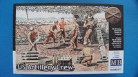 Master Box Wwii US Artillery Crew (6) Figure Model Building Kits (1: (Us Import)
