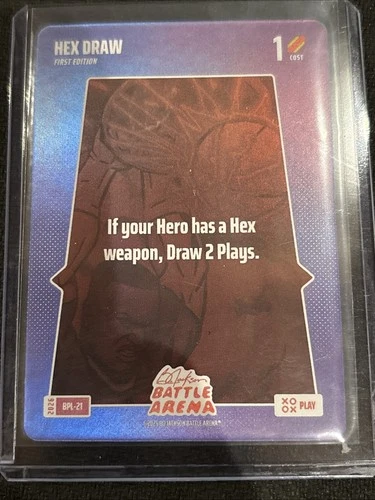 HEX DRAW Play Card BPL-21 SP Foil Bo Jackson Battle Arena 2026