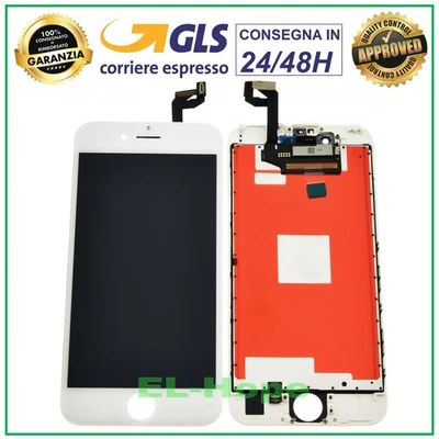 Schermo Sostitutivo Full HD Per IPhone 6: Qualità AAA+ Con Protezione LED, Colore Bianco