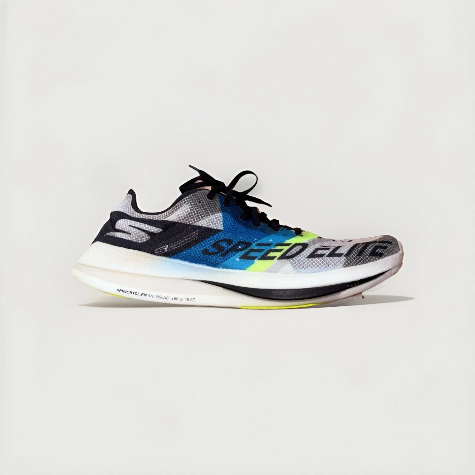 Skechers GOrun Speed Elite Running Carbon Shoes Mens Size 11 Blue Neon