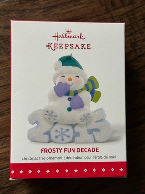 HALLMARK 2017 FROSTY FUN DECADE SNOWMAN SERIES ORNAMENTS