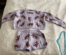 Knit tiger Collar Sweater And Short Lounge Set Nasty Gal