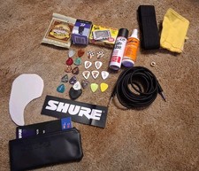 Acoustic Guitar Accessories Lot- Strap , Stri...