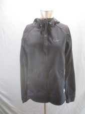 NIKE THERMA-FIT Size S Men BLK Full Zip Stand Collar Pocket Softshell Jacket 219