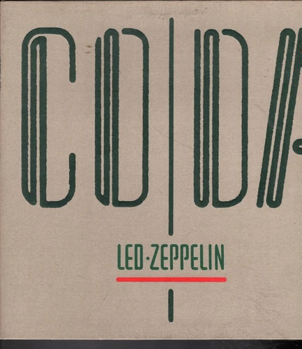 LED ZEPPELIN on LP  " CODA " hard rock blues rock