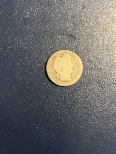 1915 Barber silver quarter Good Condition