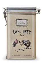 New Charbrew Winnie The Pooh Earl Grey Tea 60 Bags Exp. 6/2028 Locking Tin