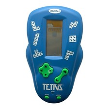 Tetris Radica Handheld Electronic Game 2000 Blue Tested Works Vintage - Clean