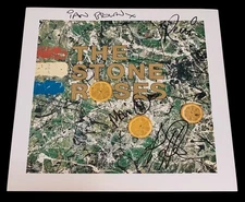 SIGNED THE STONE ROSES IAN BROWN MANI RENI PETER HOOK 12X12 PHOTO RARE!