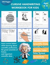 Cursive Handwriting Workbook For Kids: Penmanship Workbook For Kids Ages 8-12...