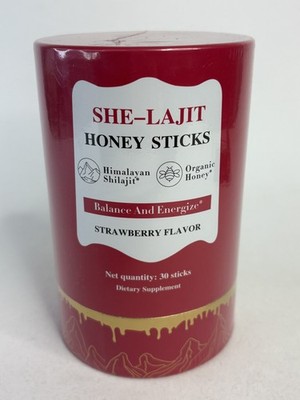 She Lajit Himalayan Organic Honey Sticks Pure Health Beauty 30 Count