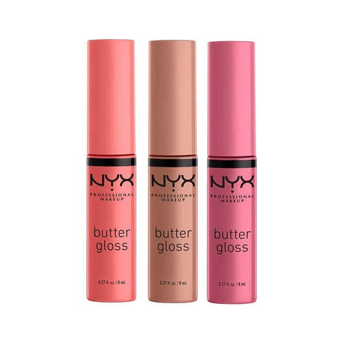 Butter Gloss Lip Gloss Pack of 3 - Angel Food Cake, Creme Brulee, Madeleine - Picture 1 of 10