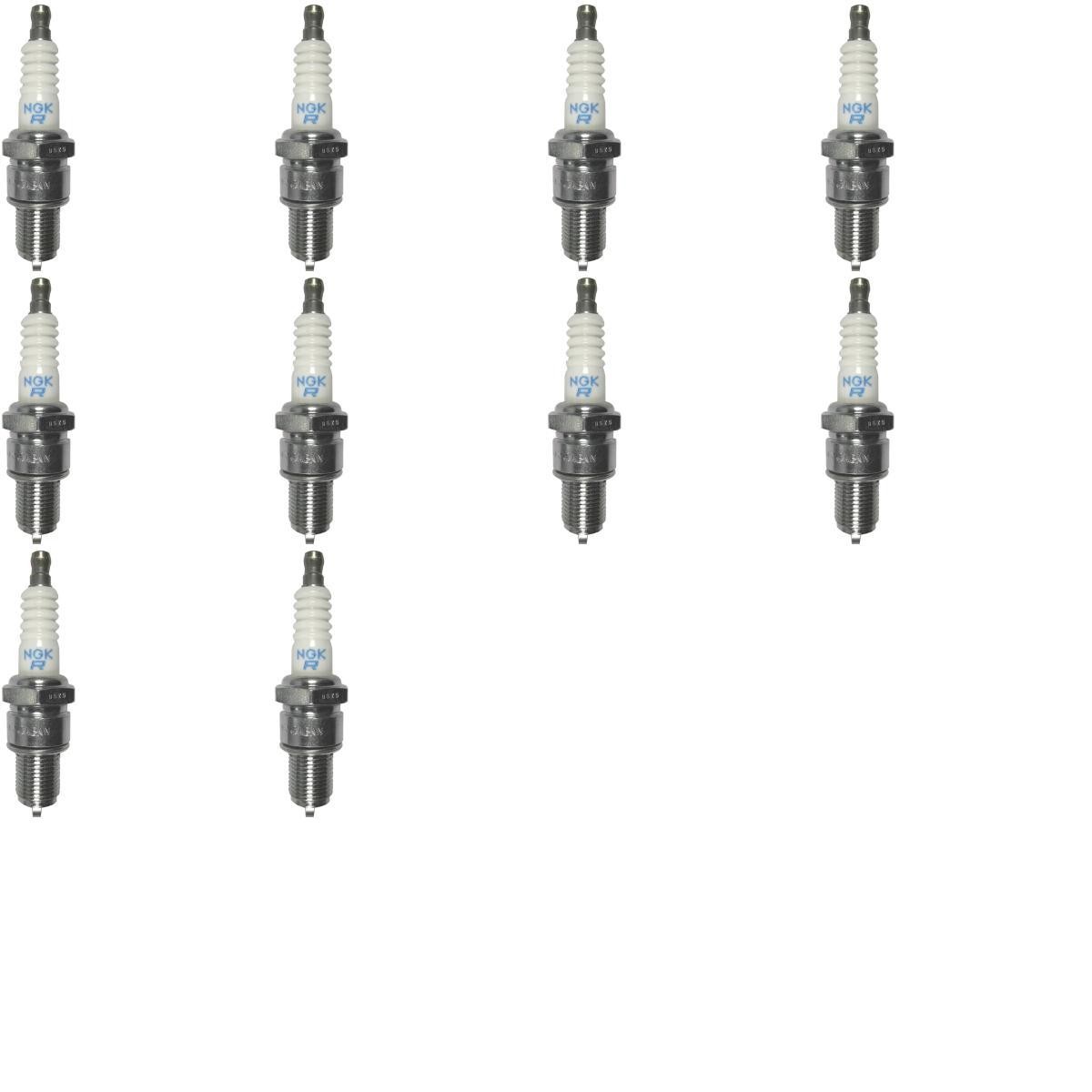NGK 3785 Spark Plug Pack of 10 for Honda Polaris Civic SL 650 -L 1.5L 1978-1997